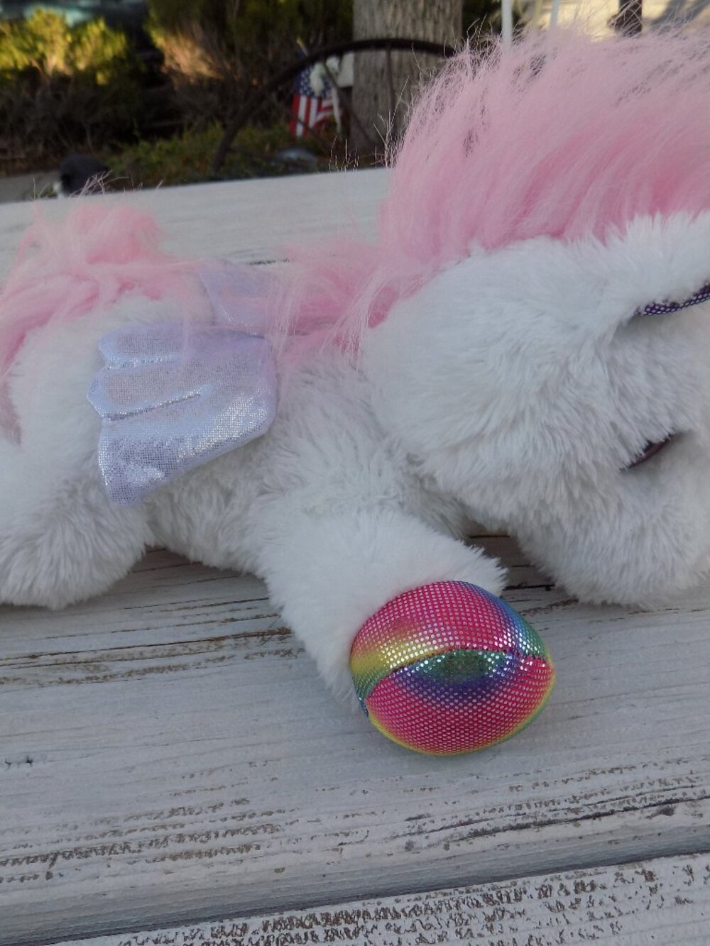 Aurora Sparkle Tales Astra Unicorn Pegasus Enchanting Stuffed Animal Rainbow *